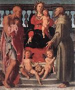 Jacopo Pontormo Madonna and Child with Two Saints oil